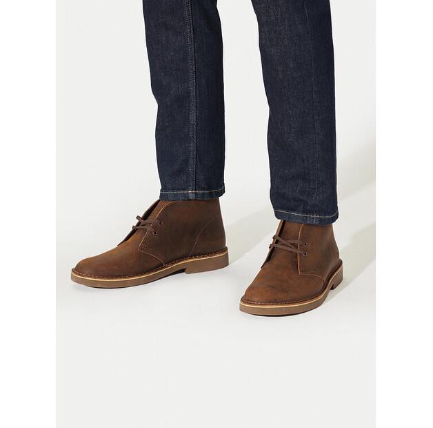 Brown Clarks Desert BT Evo Ankle Boots