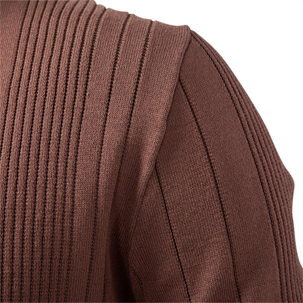 2025 Button-Down Poloshirt Herren Einfarbig Gestreift Langarm Herbst Winter Luxuriöser Warmer Griff Business Casual Herren Poloshirts