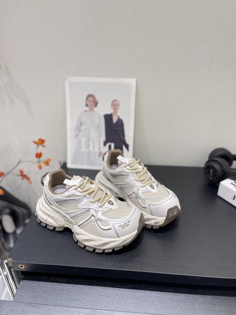 Leather Daddy Shoes Women's 2025 New Autumn Breathable Fashion Versatile Sports Casual Shoes Women's Thick-soled Lightweight Trendy