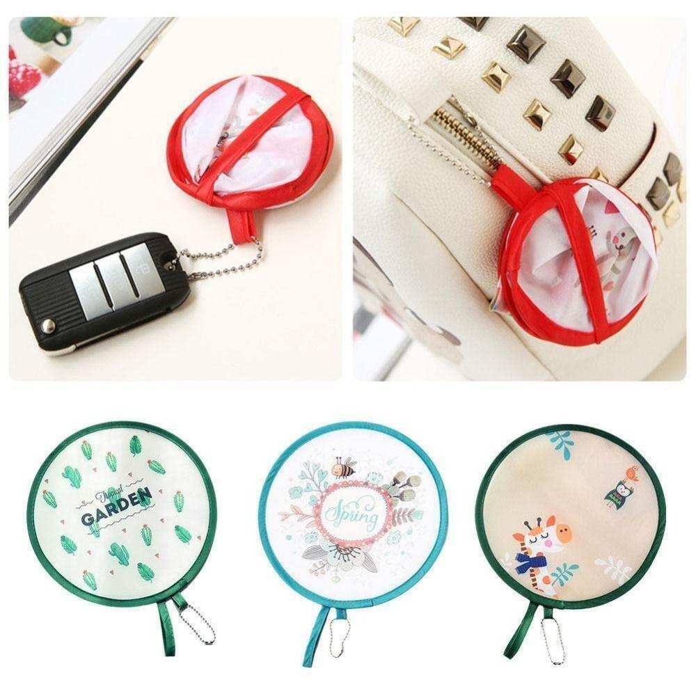 

PET Cartoon Small Fan Mini Pocket Cloth Fan Portable Pocket Fan E