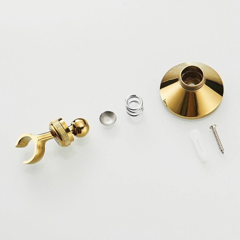 Fixed Base Shower Head Holder Adjustable Shower Bracket Universal Wall Mount Bracket