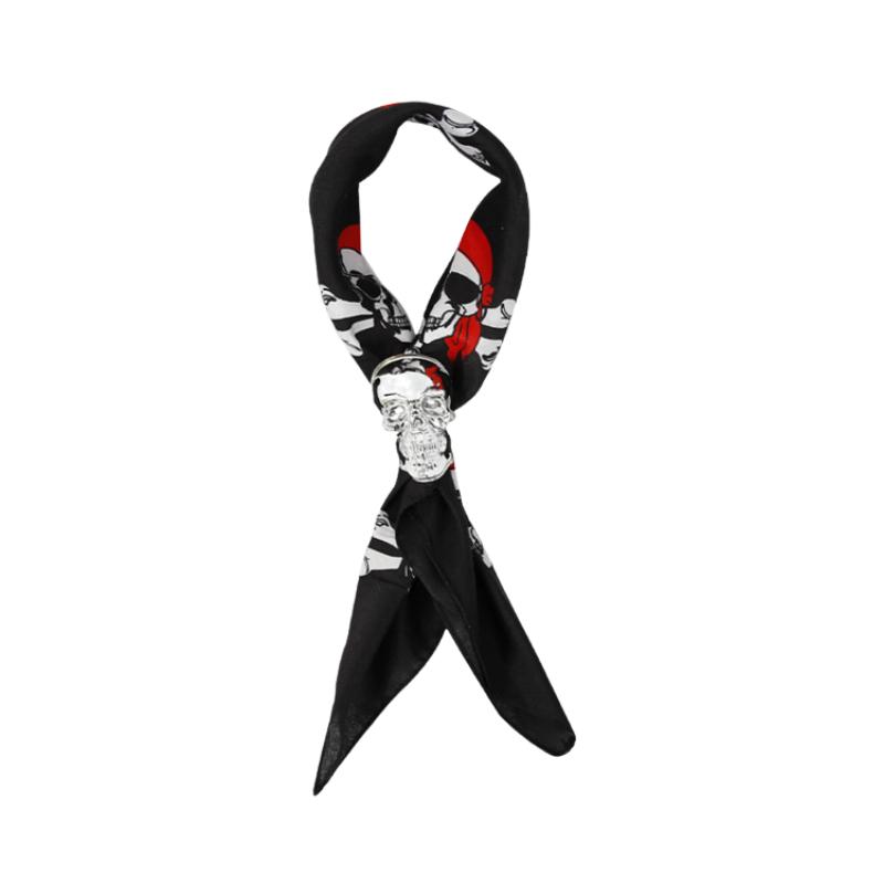 

Kids Adults Halloween Pirate Skull Neckties Makeup Costumes Decor Dress Props Up срібний