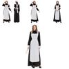 Stilvolles französisches Herrenhaus-Hausmädchen-Outfit für Damen, perfekt für Halloween-Events und Mottopartys
