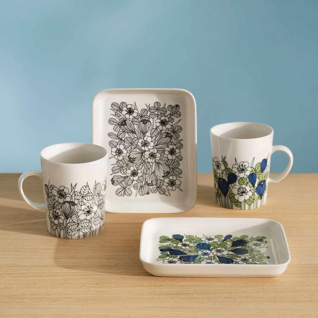 Arabia Crocus 1069587 [Officiellt importerad] Mugg, 0,5L, Svart,