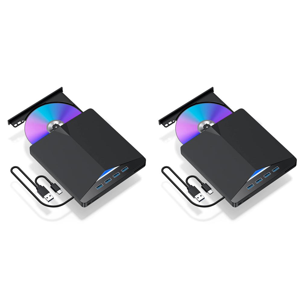 

Внешний CD/DVD-привод 7 в 1 USB3.0 Type-C для Windows 11/10/8/7/Linux/Mac OS