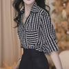 Korean Design Hot Diamond Plaid V-neck Pocket Shirt Women Summer New Versatile Fashion Top