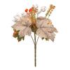 Seasonal Harvest Stem for Fall Vase Styling, Artificial Arrangement Piece for Table Display and Holiday Hosting