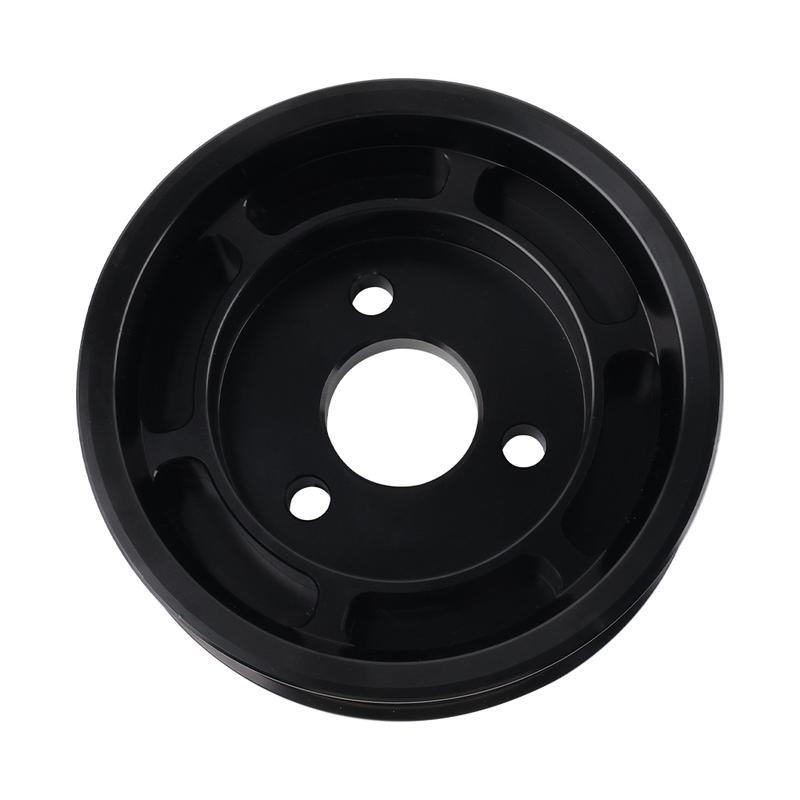 Black Power Steering Aluminium Pulley 32427553955 For BMW E82 E88 135i E90 E91 E92 E93 335i 335xi N54 Belts Pulleys Engine Parts