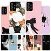 Cat Cute Kitten Cartoon Cover Phone Case For Samsung Galaxy A56 A55 A54 A53 A16 A15 A14 A13 A36 A35 A34 A33 A26 A25 A24 A23 A05S