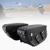 Tail Bag Side Saddlebag Tail Bag Luggage Pouch Storage Black 80L For Motorbike