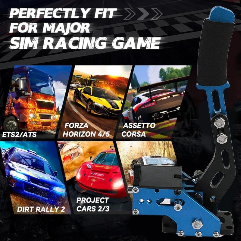 Gen 4 Racing Simulator Handbrake with Accurate Control and Industrial Design for Realism Professional E Sports Racers