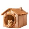 Four Seasons Removable & Washable Pet Kennel: Cozy Winter-Ready Dog & Cat Villa.