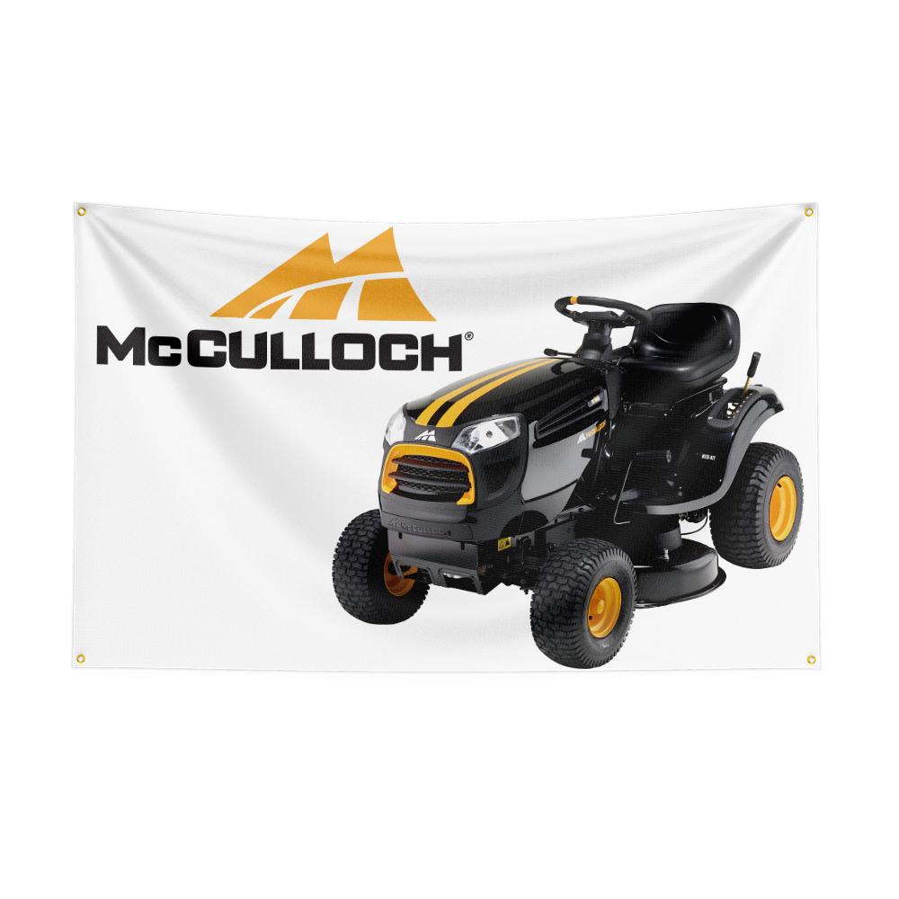 M-mccu-llo-ch chainsaws Tool Flag Polyester Printed Cars Flags Custom Banner Tapestry for Room Garage Decor Power Flag