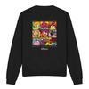 Fraggle Rock Unisex Adult Squares Faces Sweatshirt