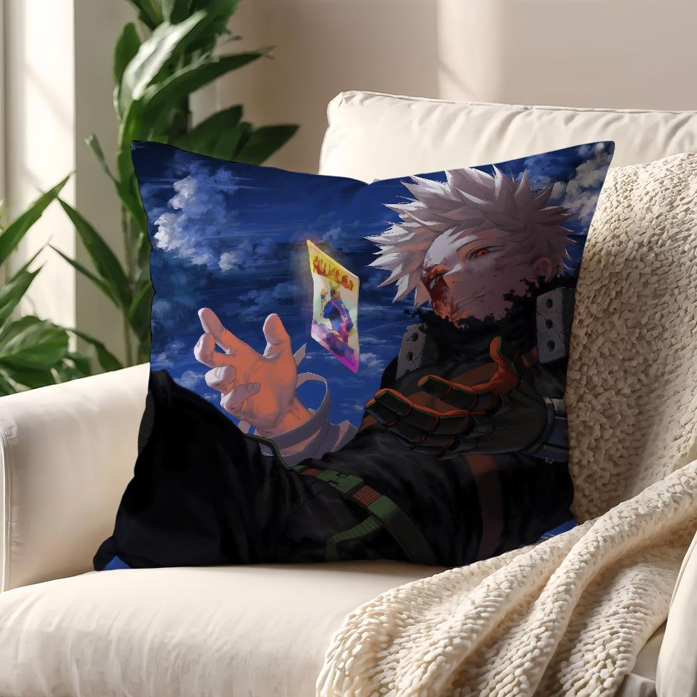 Katsuki Bakugo My Hero cushion cover For Pillow Sofa Printing Decoration Room Home Office Coffee Shop Car Nordic Simplicity