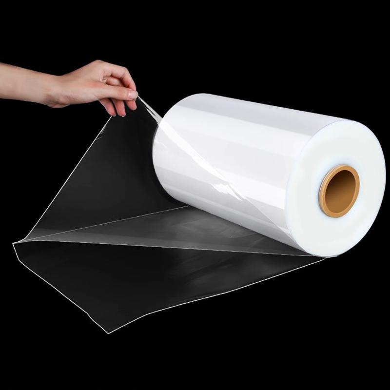 

Высокая прозрачность ПОФ Складные пленки Цилиндрическая пластиковая пленка для запайки Белая Экологичная Эффект отображения Хорошая гибкость Сопротивление разрыву width 65cm 1kg