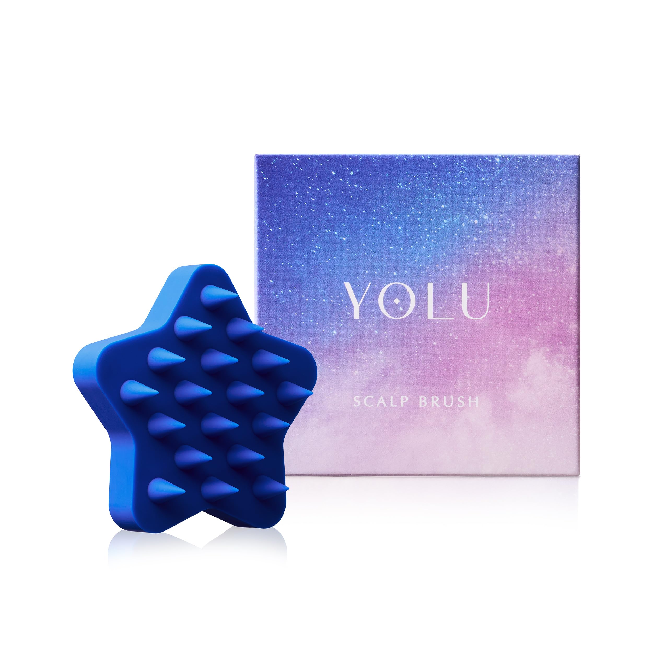 YOLU Scalp Scalp Shampoo Scalp Massager Brush, Brush, Brush, синий