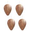 4PCS Wasp Nest Decoy Hanging Fake Wasp Nest Decoy Fake Trap