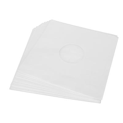 12 Inch Record Sleeves 180gsm Paper Prevent Static Blank Record Jackets for LP Records Album White