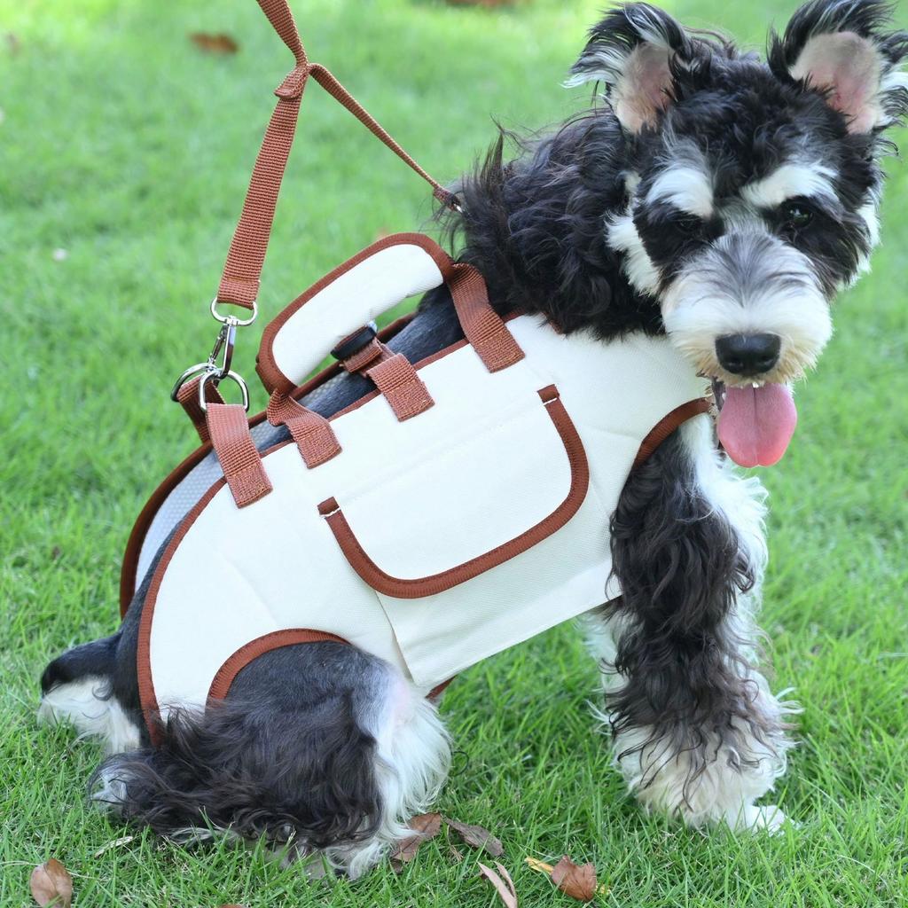 Neuer Haustierrucksack Hund Ausgehen Tragbar Tragbar Vierbeiniger Tasche Schulter Umhängetasche Atmungsaktiv