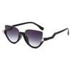 New Women's Half Frame Cat Eye Sun Glasses Women Classic Vintage Sun Glasses Summer Outdoor Travel Eyewear UV400
