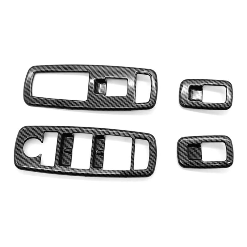 

Кнопка AntiScratch для автомобильного стайлинга, рамка панели отделки, крышка переключателя стеклоподъемника чёрный