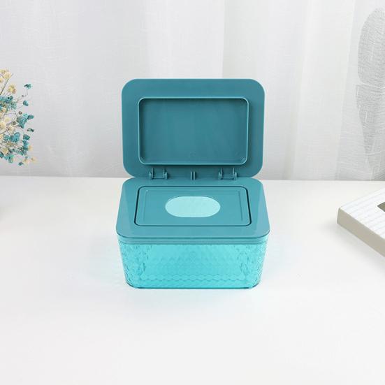 Wipes Dispenser Storage Box Large Capacity Dustproof Moisture Prevention Transparent Design Bathroom Wipes Case Box