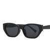 Vintage Okulary Przeciwsłoneczne Kocie Oko dla Kobiet Mężczyzn Retro Prostokątne Okulary Słoneczne Rama PC Unisex Markowe Gogle