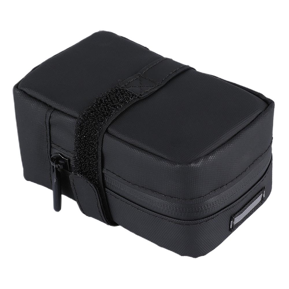 Waterproof Cycling Saddle Bag Multifunctional Cycling Seat Bag For Road Mountain Cycling Seat Tail Rear Tool Pouch Bag чёрный
