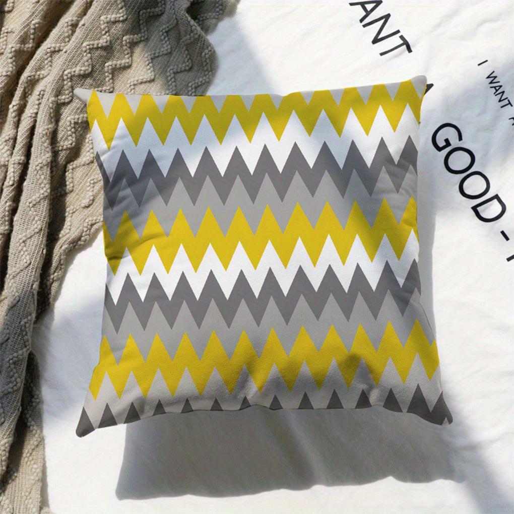 No Fading And No Fraying Geometric Pattern Cushion Cover Decoration Choice Home Decor Cushion Pillow