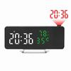 12/24H Format Projection Alarm Clock Multi-functional Desk Clock Clock LED Clock  Bedroom