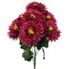New 7 Heads Artificial Chrysanthemum Polychrome Large Fake Flower Anti-fading DIY Chrysanthemum Bouquet Home Decor