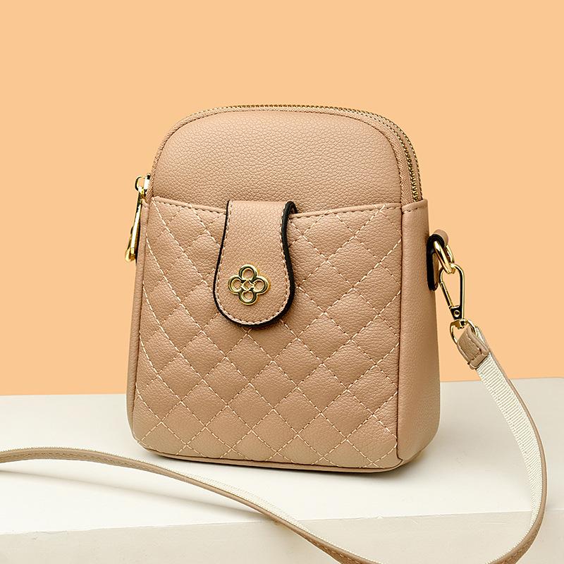 New Diamond Multi-layer Bag for Women In Summer High-end Niche Mobile Phone Bag for Women In All Seasons Universal Crossbody Bag