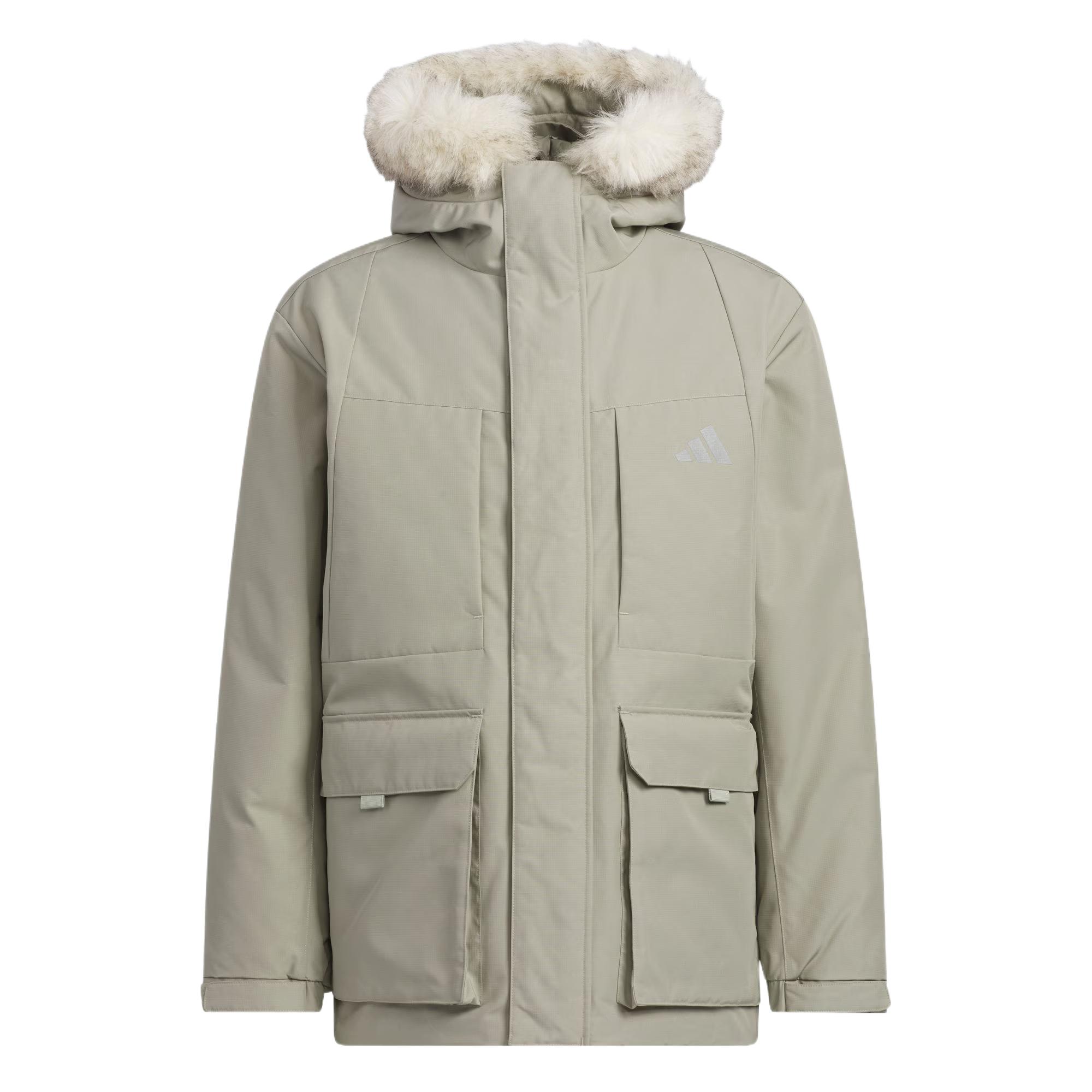 

Adidas 600 Fill Warm Minimalist Comfortable Aesthetic Solid Color Down Jacket Unisex Outerwear KQ5511 S