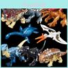 Kreative und Coole Mittelgroße Dinosaurier Bausteine Dreieckiger Drache Räuber Drache Geflügelter Drache Feuerdrache Spielzeug