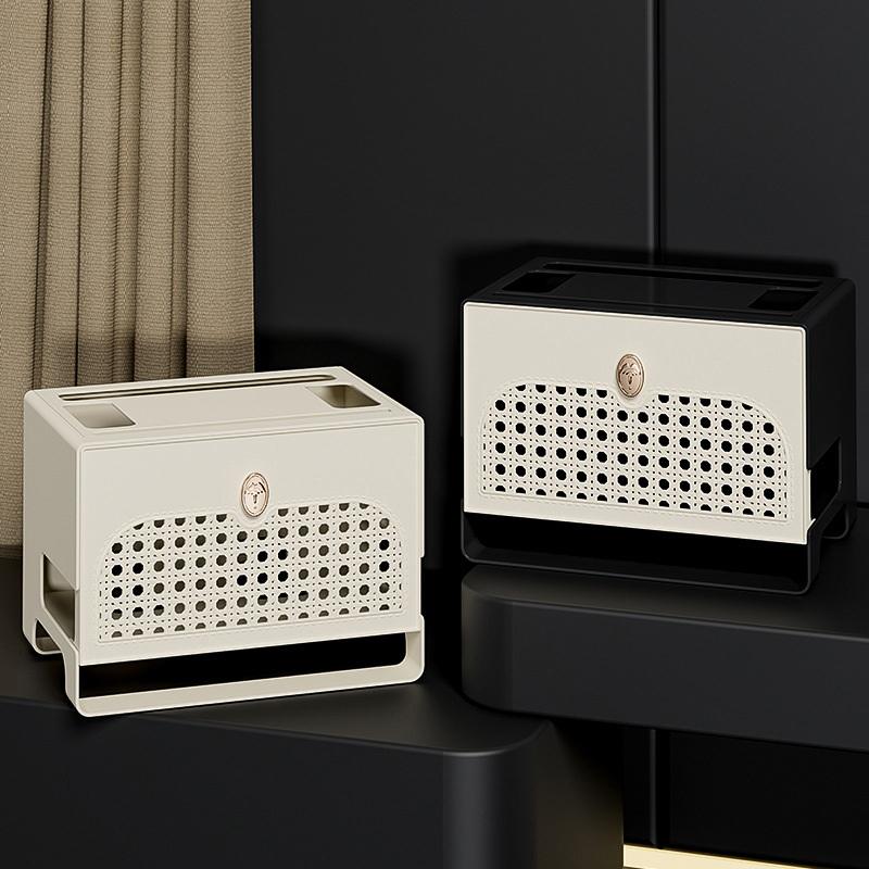 Router Storage Box Space Saving Wireless Wifi Tv Set Top Case Cable Socket Plastic Container Desktop Organization Home Accessory