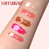 SAM SUGAR 5 Colori Burrocacao Idratante Specchio Lucidalabbra Rosa Labbra Guava Vaniglia Torta al Caffè Odore Rossetto Olio Trasparente Trucco