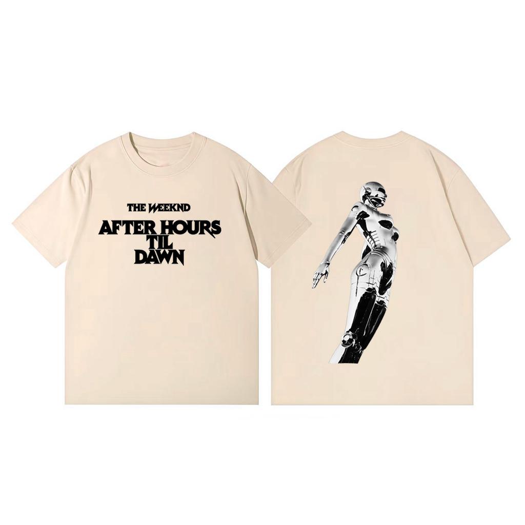 The Weeknd After Hours Til Dawn Tour 2026 Graphic T Shirts Harajuku Hip Hop Short Sleeve Tshirt Unisex Fashion Casual Tshirts