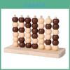 Wooden 3d Connect Four Strategy Game For Kids And Adults For Educational Fun