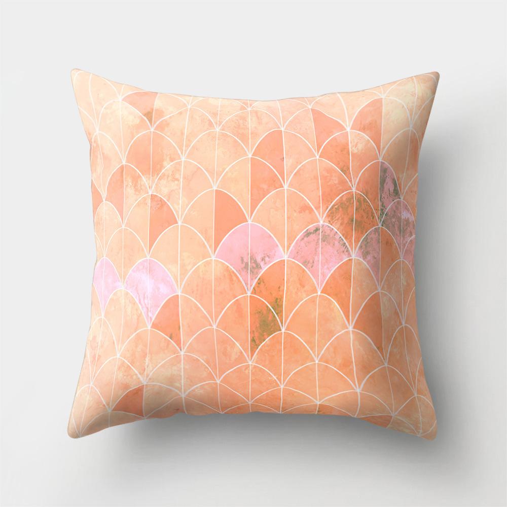 Pillowcase Cartoon Pattern Car Waist Pillow Sofa Pillow Case Car Cushion Creative Home