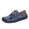 Summer Casual Leather Soft Bottom Sandals Men Classic Roman Sandals Flat Designer Shoes New Outdoor Beach Water Trekking Sandals