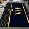 VIP Gold Dot Kitchen Mat  Non-Slip Durable Polyester Rug, Elegant Black Gold for Kitchen Living Room Porch Decor