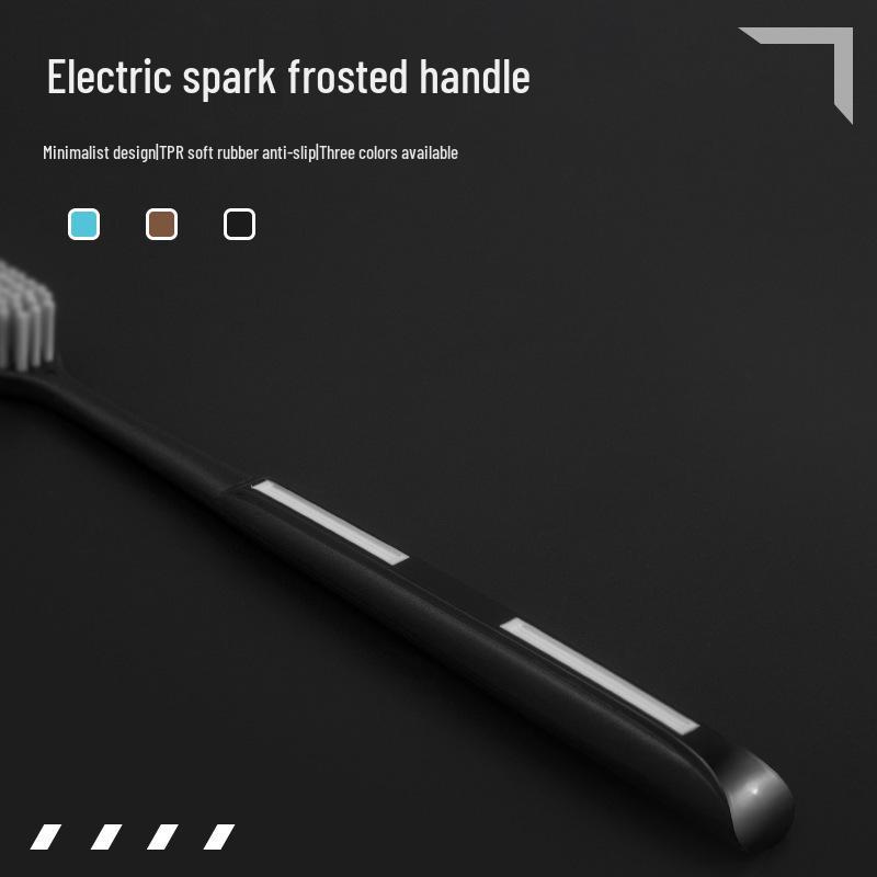 Men's Medium-Bristle Toothbrush for Removing Plaque, Tartar, and Nicotine Stains - Official Genuine Product, Adult Model, Brand Flagship.