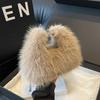 Ielgy Autumn Winter Plush Bag All-Match Cross-Body Shoulder Portable Plush Bag