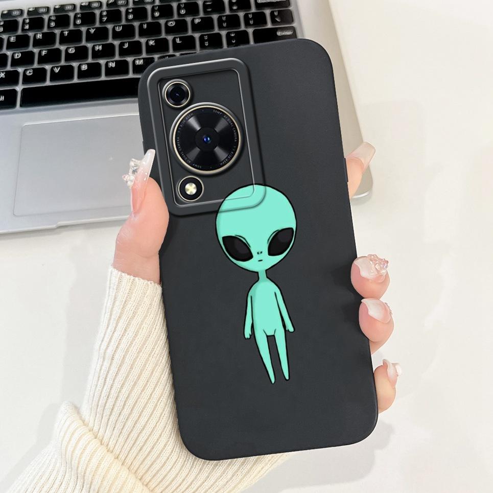 For Cover Huawei Nova Y72 / Nova Y72 MGA-LX3 Gothic Style Moon Night View Avocado Painting Case Bumper Soft Matte Silicone Funda