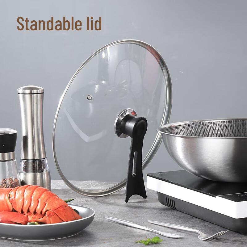 Baishide Laofusi 32cm Stainless Steel Wok