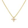 Mini Small Lucky Clover Necklace Women'S Diamond Simple Versatile Sweet Delicate Premium Clavicle Chain