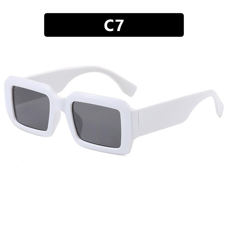 New Square Simple Sunglasses for Women Fashion Outdoor Sunshade Glasses for Men Retro Trend Luxury Brand Design Uv400