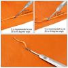 1pcs/3pcs DIY Hand Stitching U+V Shaped Groover Skiving Edge Beveler Tool Kit Leather Craft Making Kit