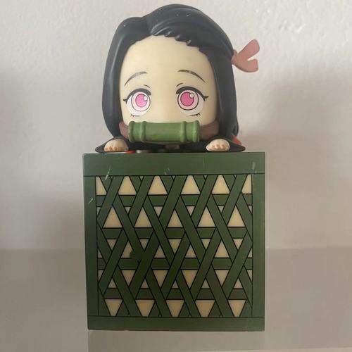 Japanese Bandai Genuine Scale Model Demon Slayer Q Edition Series Model Kamado Tanjirou Nezuko Action Figure Toys